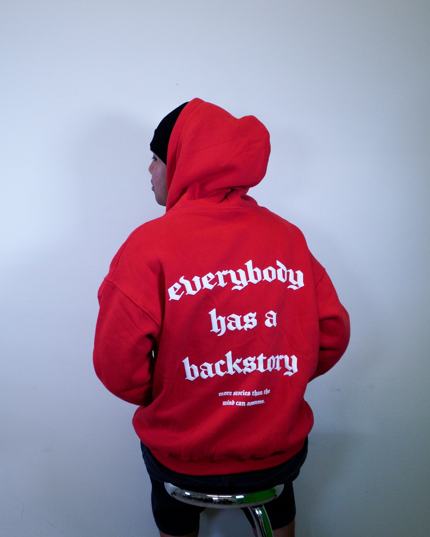 RED ZIP-UP Backstory Hoodie
