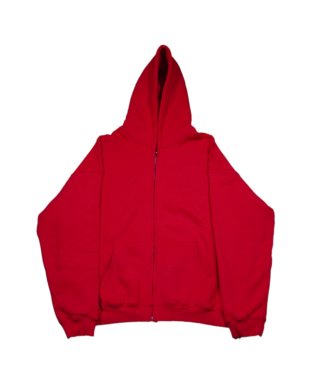 RED ZIP-UP Backstory Hoodie