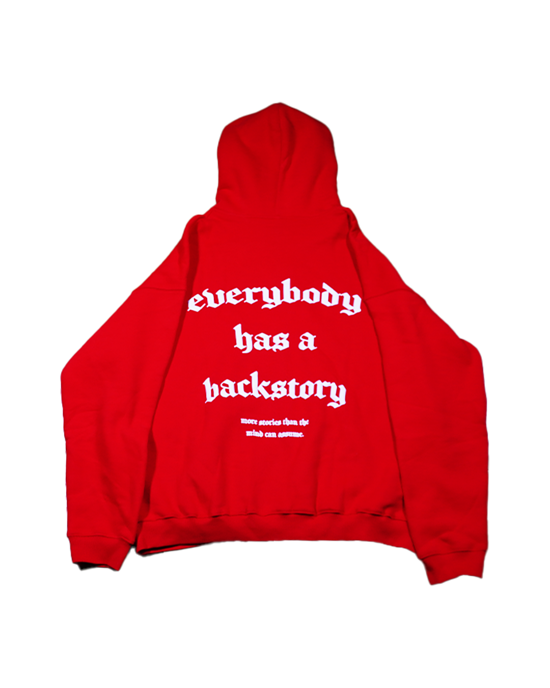 RED ZIP-UP Backstory Hoodie